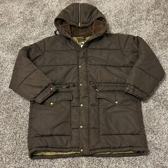 Double RL Coated Twill Parka Vintage Black - Picture 6 of 7